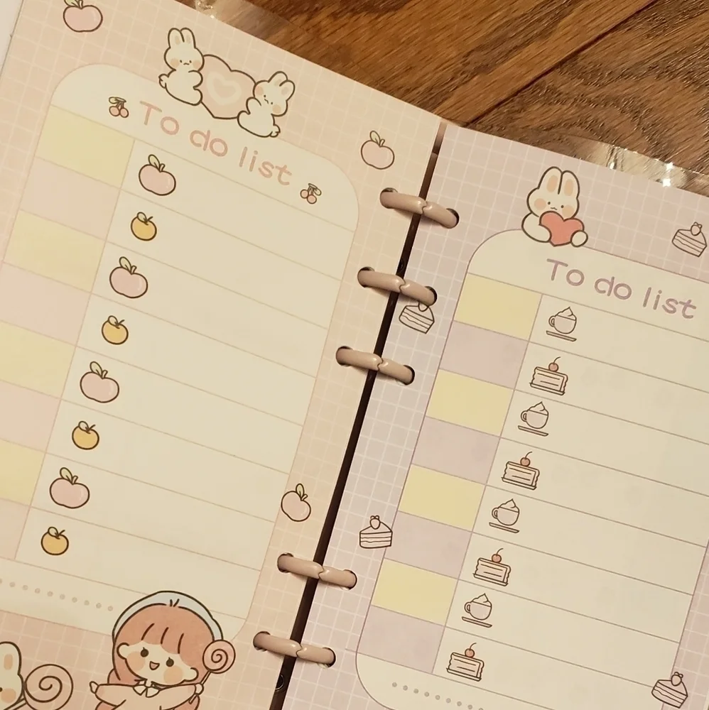 ADORABLE girly girl planners/agenda/journal